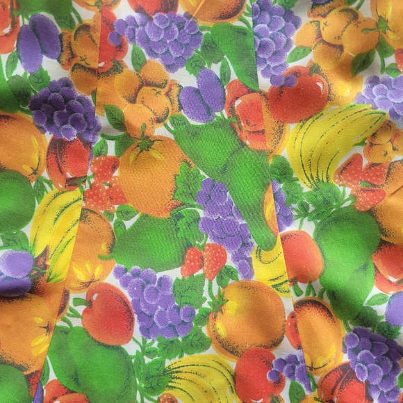 Vintage Handmade Fruity Pinup Dress, VGUC, Approximate Size 6 - Picture 8 of 8